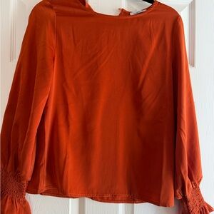Chic Rust Women's Blouse